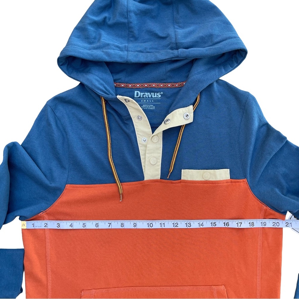 Men’s Dravus Color Block 1/4 Button Up Pullover Hoodie, NWT - Picture 7 of 7